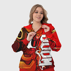 Женский 3D-костюм DOOM Eternal, цвет: 3D-красный — фото 2