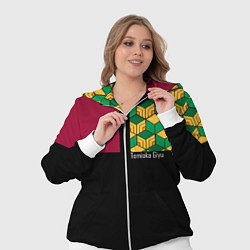 Женский 3D-костюм Гию Томиока Kimetsu no Yaiba, цвет: 3D-белый — фото 2