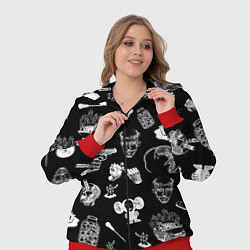 Женский 3D-костюм КРОВОСТОК ТАТУИРОВКИ, цвет: 3D-красный — фото 2