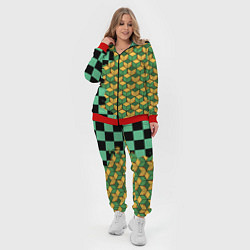 Женский 3D-костюм ТАНДЖИРО И ТОМИОКА, цвет: 3D-красный — фото 2