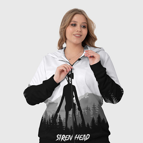 Женский костюм SIREN HEAD DARK FOREST / 3D-Черный – фото 3