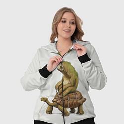 Женский 3D-костюм Тише едешь А впрочем, цвет: 3D-черный — фото 2