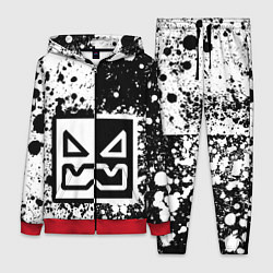 Женский 3D-костюм Geometry Dash: Black, цвет: 3D-красный