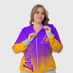 Женский 3D-костюм LOS ANGELES LAKERS ЛЕЙКЕРС, цвет: 3D-меланж — фото 2