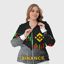 Женский 3D-костюм BINANCE БИНАНС ГРАФИК, цвет: 3D-белый — фото 2