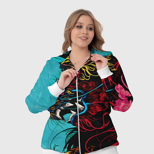 Женский костюм Дракон Dragon / 3D-Белый – фото 3