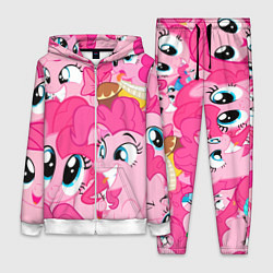Женский 3D-костюм Pinkie Pie pattern, цвет: 3D-белый