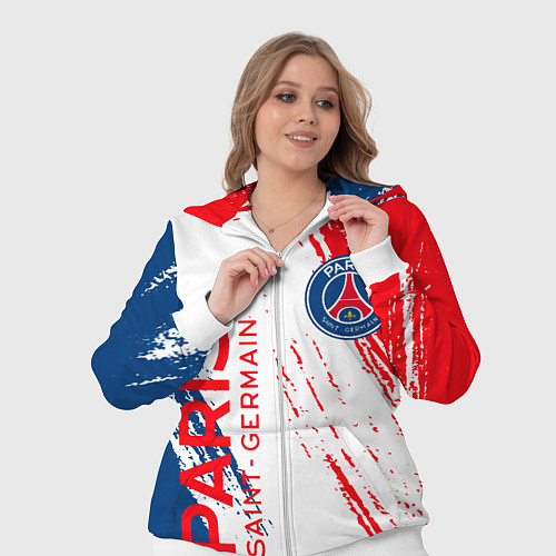 Женский костюм ФК ПСЖ FC PSG PARIS SG / 3D-Белый – фото 3