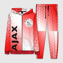 Женский 3D-костюм FC AJAX AMSTERDAM ФК АЯКС, цвет: 3D-красный