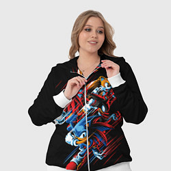 Женский 3D-костюм Sonics team, цвет: 3D-белый — фото 2