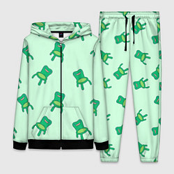 Женский 3D-костюм Froggy crossing, цвет: 3D-черный