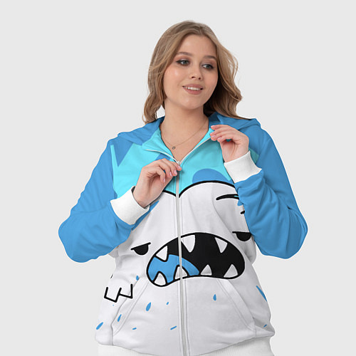 Женский костюм SK8 the Infinity Скейт Ланги / 3D-Белый – фото 3