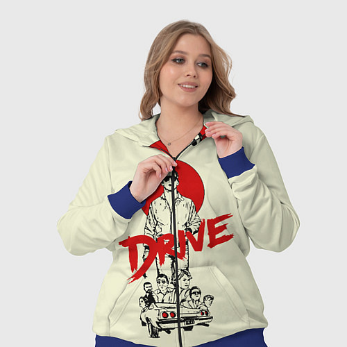 Женский костюм Драйв / 3D-Синий – фото 3