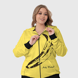 Женский 3D-костюм Энди Уорхол - Банан, цвет: 3D-черный — фото 2