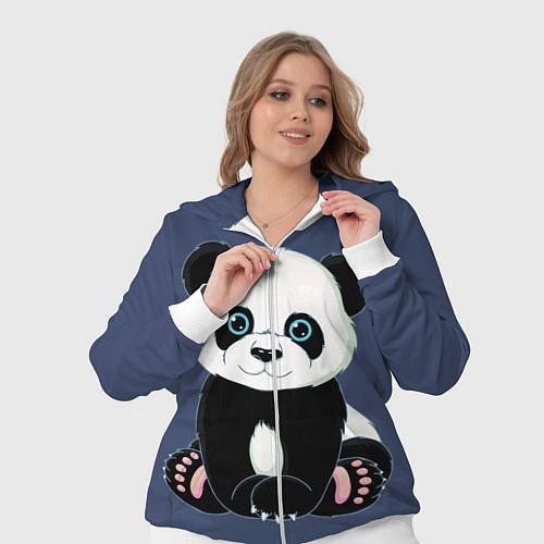 Женский костюм Милая Панда Sweet Panda / 3D-Белый – фото 3