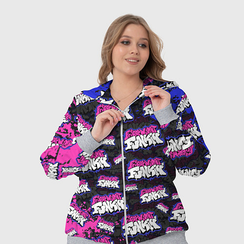 Женский костюм FRIDAY NIGHT FUNKIN ЛОГОБОМБИН / 3D-Меланж – фото 3