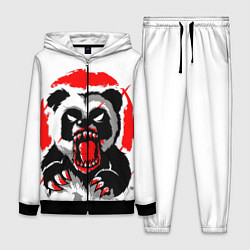 Женский 3D-костюм Злая Кровавая Панда, цвет: 3D-черный