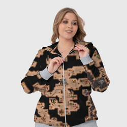 Женский 3D-костюм Heroes III Dungeon Map, цвет: 3D-меланж — фото 2