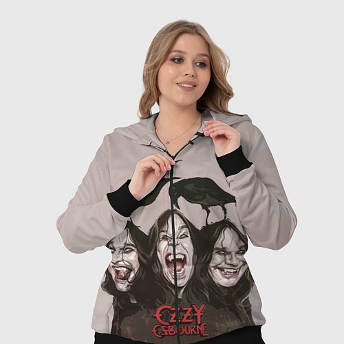 Женский костюм Ozzy Osbourne / 3D-Черный – фото 3