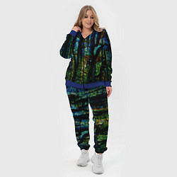 Женский 3D-костюм Разноцветная гора, цвет: 3D-синий — фото 2
