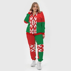 Женский 3D-костюм Белоруссия, цвет: 3D-красный — фото 2