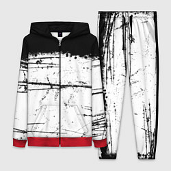 Женский 3D-костюм ИСПАЧКАННЫЙ КРАСКОЙ, цвет: 3D-красный