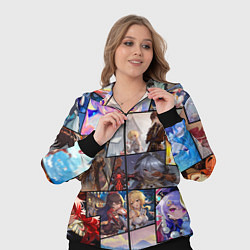 Женский 3D-костюм Геншин импакт, персонажи, цвет: 3D-черный — фото 2