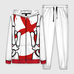 Женский 3D-костюм Панк Рок Punk Rock, цвет: 3D-красный