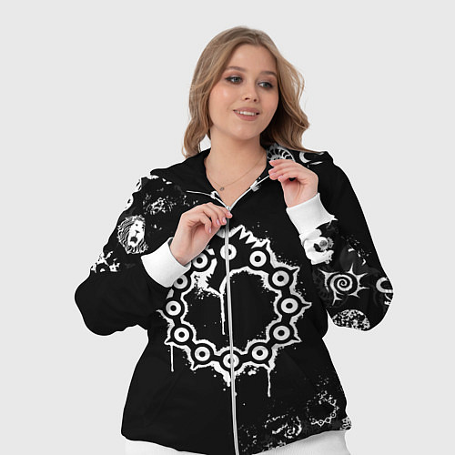 Женский костюм 7 СМЕРТНЫХ ГРЕХОВ МЕЛОДИАС СИМВОЛ ДРАКОН / 3D-Белый – фото 3