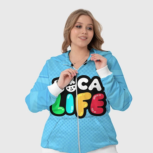 Женский костюм Toca Life: Logo / 3D-Белый – фото 3