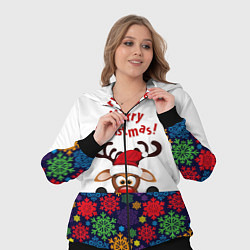 Женский 3D-костюм Merry Christmas оленёнок, цвет: 3D-черный — фото 2