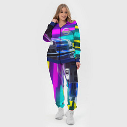 Женский 3D-костюм NISSAN GT-R SKYLINE, цвет: 3D-синий — фото 2