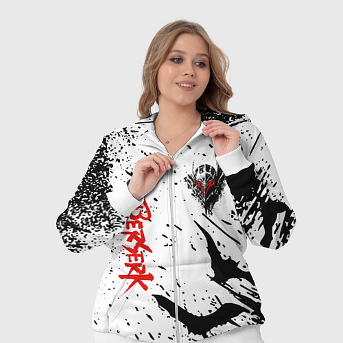 Женский костюм Берсерк: Гранж / 3D-Белый – фото 3