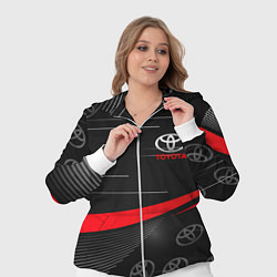 Женский 3D-костюм ТОЙОТА TOYOTA RED LINES, цвет: 3D-белый — фото 2