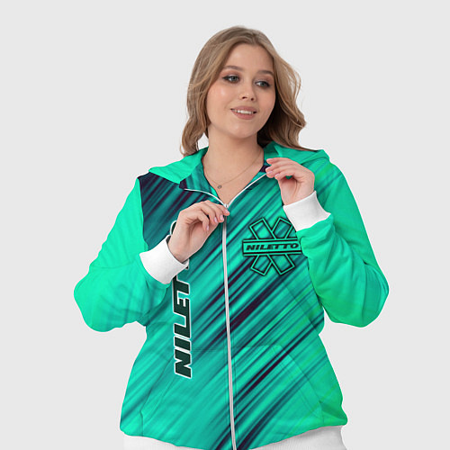 Женский костюм Нилетто Niletto лого / 3D-Белый – фото 3