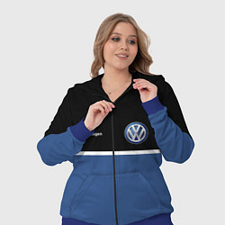 Женский 3D-костюм VW Два цвета, цвет: 3D-синий — фото 2