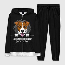 Женский 3D-костюм Джек-Рассел-Терьер Jack Russell Terrier, цвет: 3D-белый