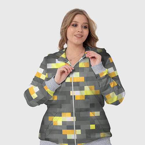 Женский костюм Золотая руда - Minecraft / 3D-Меланж – фото 3