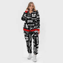 Женский 3D-костюм RAP & HIP HOP LOGOS, цвет: 3D-красный — фото 2