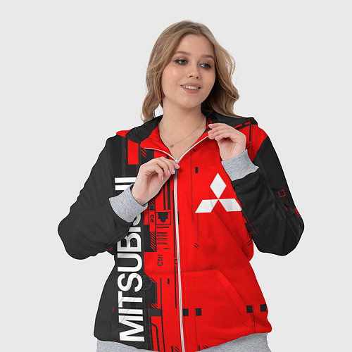 Женский костюм MITSUBISHI МИЦУБИСИ МИТСУБИСИ МИЦУБИШИ CYBER / 3D-Меланж – фото 3
