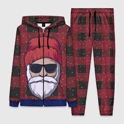 Женский 3D-костюм SANTA HIPSTER САНТА ХИПСТЕР, цвет: 3D-синий