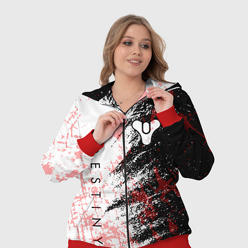 Женский костюм Destiny Кровавые пятна / 3D-Красный – фото 3