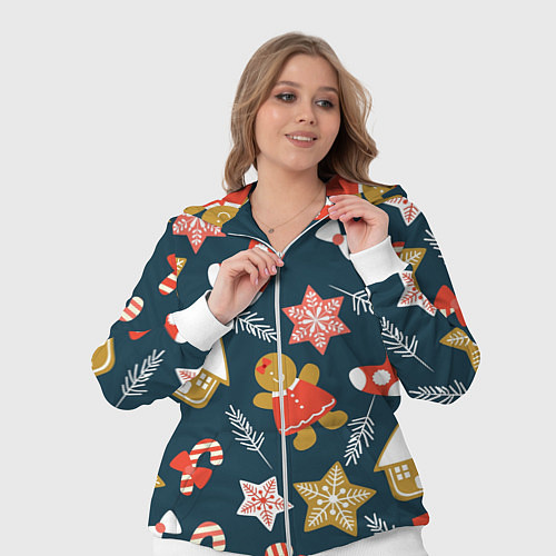 Женский костюм Merry Christmas!!! / 3D-Белый – фото 3