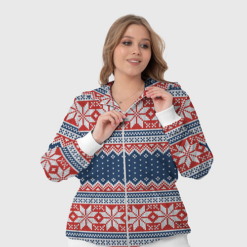 Женский костюм Knitted Pattern / 3D-Белый – фото 3