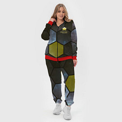 Женский 3D-костюм JWST space cell theme, цвет: 3D-красный — фото 2