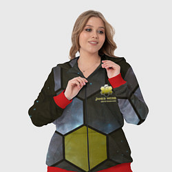 Женский 3D-костюм JWST space cell theme, цвет: 3D-красный — фото 2