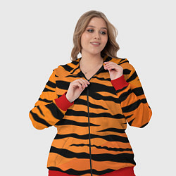 Женский 3D-костюм Шкура тигра вектор, цвет: 3D-красный — фото 2