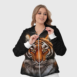 Женский 3D-костюм Реалистичный тигр Realistic Tiger, цвет: 3D-белый — фото 2