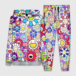 Женский 3D-костюм Цветы Takashi Murakami, цвет: 3D-меланж
