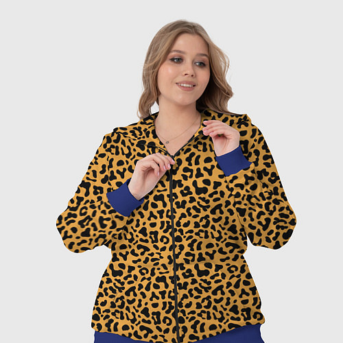 Женский костюм Леопард Leopard / 3D-Синий – фото 3